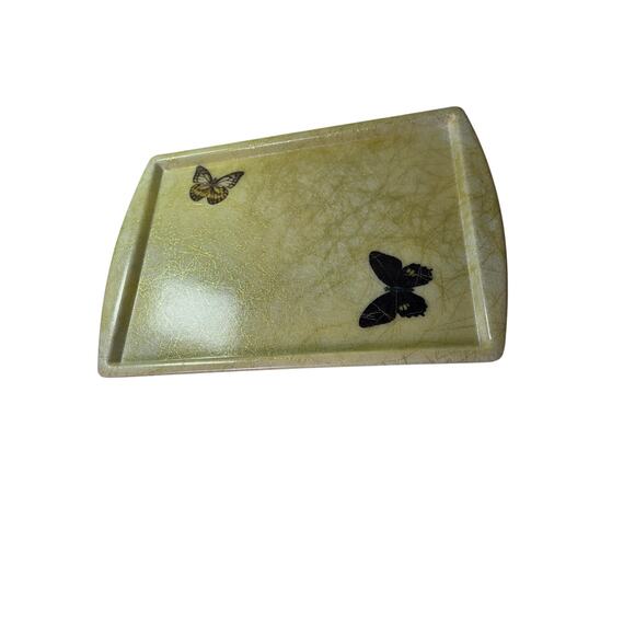 Vintage MCM Butterfly Fiberglass Serving TV Tray - Picture 1 of 7